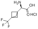 structure of CAS# 1807920-97-3, (2R)-2-氨基-2-[3-(三氟甲基)双环[1.1.1]戊烷-1-基]乙酸盐酸盐
