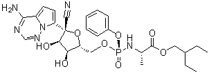 structure of CAS# 1809249-37-3, 瑞德西韦