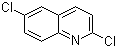 structure of CAS# 1810-72-6, 2,6-二氯喹啉