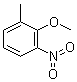 2-甲基-6-硝基苯甲醚分子结构 (CAS 18102-29-9)