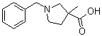 structure of CAS# 181114-74-9, 1-Benzyl-3-methylpyrrolidine-3-carboxylic acid