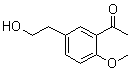1-[5-(2-羟基乙基)-2-甲氧基苯基]乙酮分子结构 (CAS 181115-16-2)