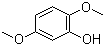 structure of CAS# 18113-18-3, 2,5-Dimethoxyphenol