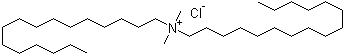 structure of CAS# 1812-53-9, Dihexadecyl dimethyl ammonium chloride
