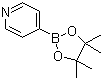 CAS # 181219-01-2, 4-Pyridineboronic acid pinacol ester, 4-(4,4,5,5-Tetramethyl-1,3,2-dioxaborolan-2-yl)pyridine