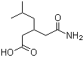 3-(氨甲酰甲基)-5-甲基己酸分子结构 (CAS 181289-15-6)