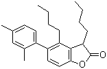 二甲苯基二丁基苯并呋喃酮分子结构 (CAS 181314-48-7)