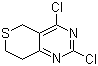 structure of CAS# 181374-43-6, 2,4-二氯-7,8-二氢-5H-噻喃并[4,3-d]嘧啶