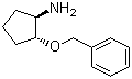 (1R,2R)-(-)-2-(苄氧基)环戊胺分子结构 (CAS 181657-56-7)