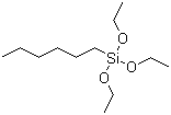 structure of CAS# 18166-37-5, n-Hexyltriethoxysilane