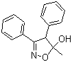 4,5-二氢-5-甲基-3,4-二苯基-5-异恶唑醇分子结构 (CAS 181696-73-1)
