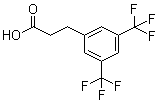 structure of CAS# 181772-16-7, 3,5-Bis(trifluoromethyl)benzenepropanoic acid