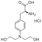 CAS # 1818258-87-5, Melphalan EP Impurity A Hydrochloride, 4-[bis(2-hydroxyethyl)amino]-l-phenylalanine hydrochloride