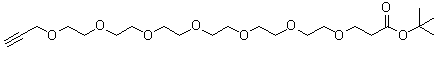 CAS # 1818294-29-9, 4,7,10,13,16,19,22-Heptaoxapentacos-24-ynoic acid 1,1-dimethylethyl ester