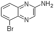 5-溴喹喔啉-2-胺分子结构 (CAS 181871-83-0)