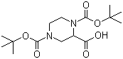 CAS # 181955-79-3, 1,4-Bis(N-Boc)piperazine-2-carboxylic acid