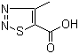 4-甲基-1,2,3-噻二唑-5-羧酸分子结构 (CAS 18212-21-0)