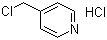 4-氯甲基吡啶盐酸盐分子结构 (CAS 1822-51-1)