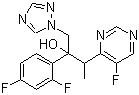 (2R,3S/2S,3R)-2-(2,4-二氟苯基)-3-(5-氟嘧啶-4-基)-1-(1H-1,2,4-三唑- 1-基)-2-丁醇分子结构 (CAS 182230-43-9)