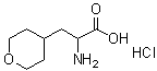 alpha-氨基四氢-2H-吡喃-4-丙酸盐酸盐分子结构 (CAS 182287-50-9)
