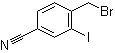 structure of CAS# 182287-63-4, 4-(溴甲基)-3-碘苯甲腈
