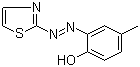 CAS # 1823-44-5, 2-(2-Thiazolylazo)-p-cresol