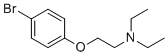 structure of CAS# 1823-62-7, 2-(4-溴苯氧基)-N,N-二乙基乙胺