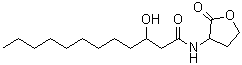 3-羟基-N-(四氢-2-氧代-3-呋喃基)十二烷酰胺分子结构 (CAS 182359-60-0)