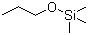 structure of CAS# 1825-63-4, Trimethyl(propoxy)silane