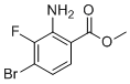 structure of CAS# 1825390-63-3, 甲基2-氨基-4-溴-3-氟苯甲酸酯