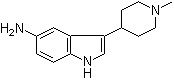 3-(1-甲基-4-哌啶基)-1H-吲哚-5-胺分子结构 (CAS 182564-38-1)