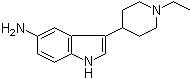 3-(1-乙基-4-哌啶基)-1H-吲哚-5-胺分子结构 (CAS 182564-46-1)