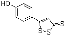 structure of CAS# 18274-81-2, 5-(4-羟基苯基)-3H-1,2-二硫杂环戊烯-3-硫酮