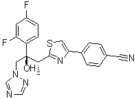 里氟康唑分子结构 (CAS 182760-06-1)