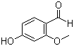 4-羟基-2-甲氧基苯甲醛分子结构 (CAS 18278-34-7)