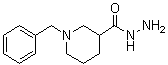 1-苄基-3-哌啶甲酰肼分子结构 (CAS 182919-58-0)