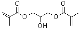 structure of CAS# 1830-78-0, 甘油 1,3-二异丁烯酸酯