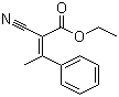 structure of CAS# 18300-89-5, 2-氰基-3-苯基巴豆酸乙酯