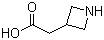 structure of CAS# 183062-92-2, 氮杂环丁烷-3-乙酸