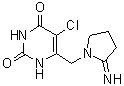 CAS # 183204-74-2, 5-Chloro-6-[(2-imino-1-pyrrolidinyl)methyl]-2,4(1H,3H)-pyrimidinedione, MA 1, MA 1 (pharmaceutical), TPI, TPI (thymidine phosphorylase inhibitor), Tipiracil