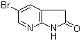 5-溴-7-氮杂氧化吲哚分子结构 (CAS 183208-34-6)