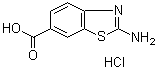 CAS # 18330-76-2, 2-Amino-6-benzothiazolecarboxylic acid monohydrochloride