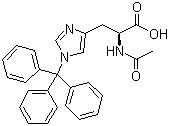 structure of CAS# 183498-47-7, N-乙酰基-N'-三苯甲基-L-组氨酸