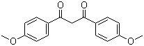 1,3-双(4-甲氧基苯基)-1,3-丙二酮分子结构 (CAS 18362-51-1)