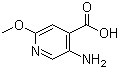 structure of CAS# 183741-91-5, 5-氨基-2-甲氧基-4-吡啶羧酸