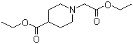 structure of CAS# 1838-39-7, Ethyl 4-(ethoxycarbonyl)piperidine-1-acetate