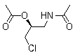 (S)-1-[(乙酰基氨基)甲基]-2-氯乙基乙酸酯分子结构 (CAS 183905-31-9)