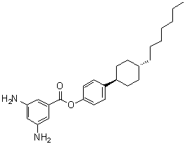 CAS 登录号：1839538-24-7, 3,5-二氨基苯甲酸 4-(反式-4-庚基环己基)苯基酯