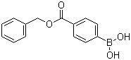 4-苄氧基羰基苯硼酸分子结构 (CAS 184000-11-1)