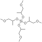 structure of CAS# 18407-95-9, 四(2-甲氧基-1-甲基乙基)硅酸酯